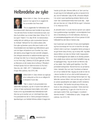 handout, Healing the Sick