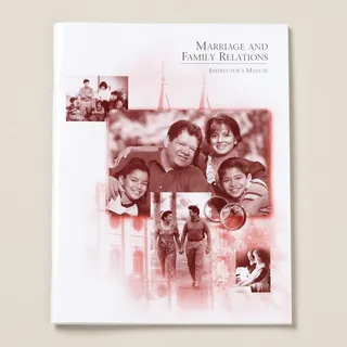 Matrimonio y relaciones familiares, Manual para el instructor