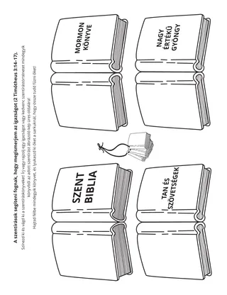 tevékenységi oldal: A szentírások igazat tanítanak nekünk