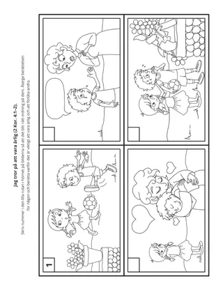 aktivitetssida: Jag tror på att vara ärlig