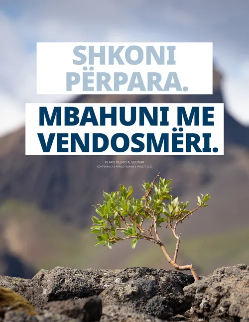 afishe e një bime që rritet në shkëmb