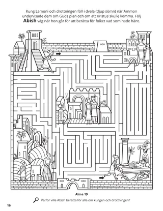 Abish Gathered the People coloring page