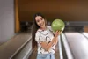 Woman bowling