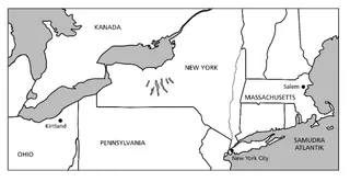 peta, bagian timur laut AS