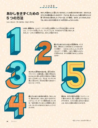 色とりどりのブロック番号付きのPDFページ