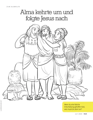 Alma Repented and Followed Jesus