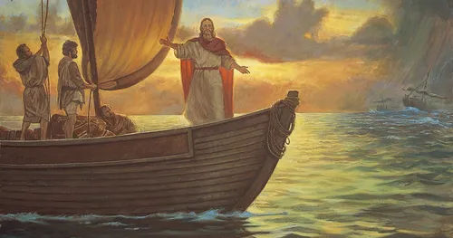 Christ stilling the storm