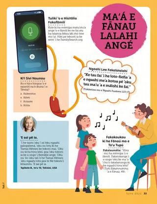 Page from the June 2022 Friend Magazine.