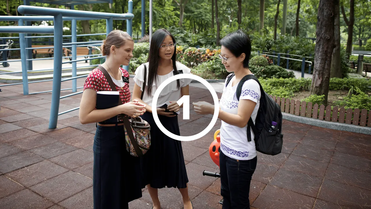 傳教士正在認識他們所拜訪的人