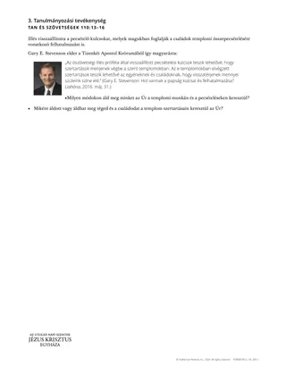 A Kirtland templomban visszaállított papsági kulcsok