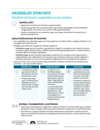 handout, HASZNÁLATI ÚTMUTATÓ
