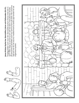 aktivitetssida: Jesus Kristus kyrka har återställts