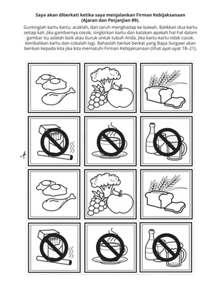 halaman kegiatan: Yesus Kristus adalah Terang dan Hidup dunia.