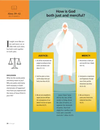 How is God both just and merciful