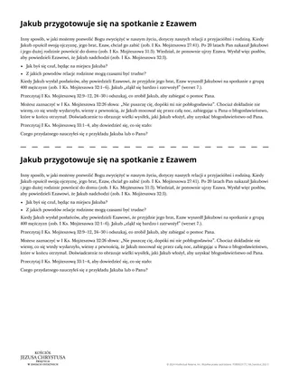 Jakub przygotowuje się na spotkanie z Ezawem