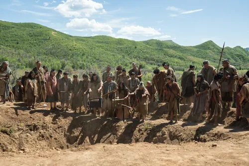 The people of Anti-Nephi-Lehi bury their weapons of war after making a covenant with the Lord.