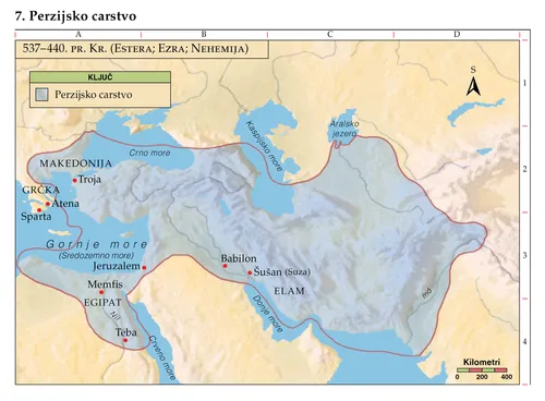 Biblijska zemljopisna karta 7