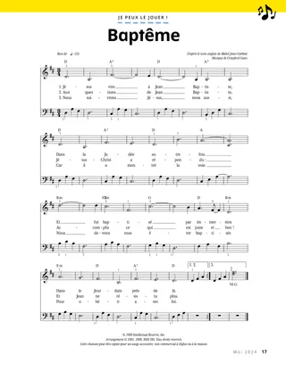 Partition au format PDF