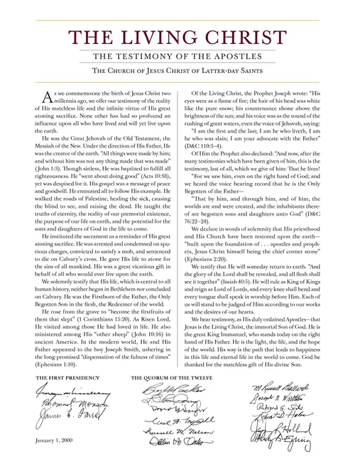 Living Christ 8.5x11