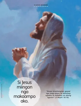 Jesus praying