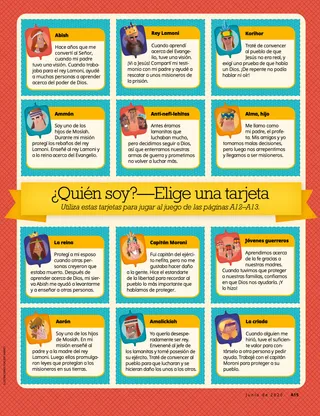 Who Am I—Pick a Card