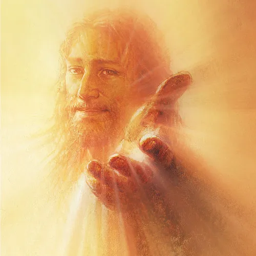 the Savior reaching out His hand