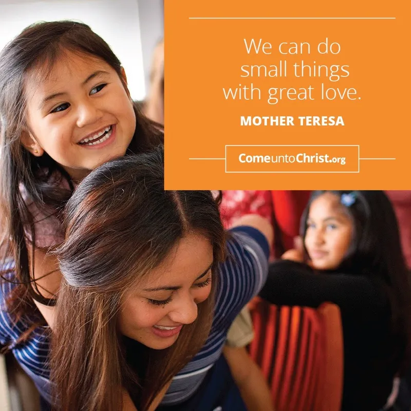 We can do small things with great love