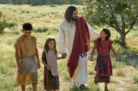 Jesus Christ Ministering to the Children of the World: Walking in a Field