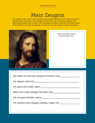 Artikel (PDF) mit Bild von Jesus Christus