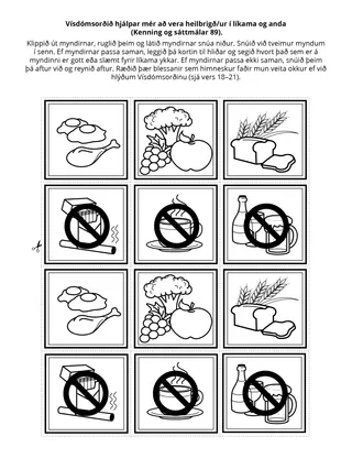 verkefnasíða fyrir börn