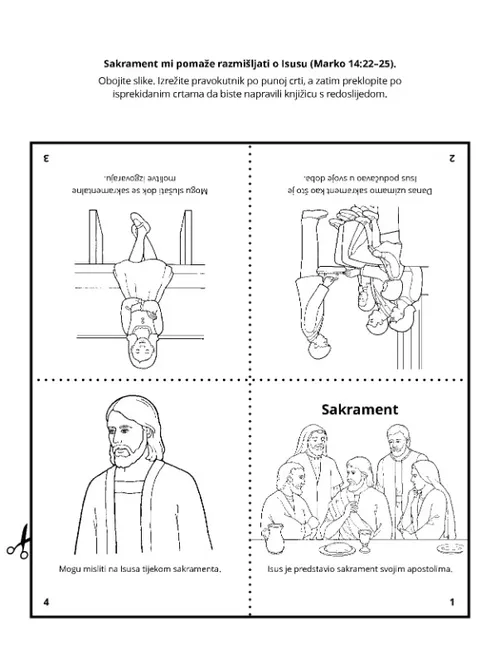 stranica aktivnosti: sakrament