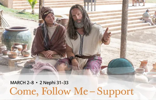 Nephi teaching the people