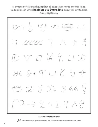 Translation of the Book of Mormon coloring page