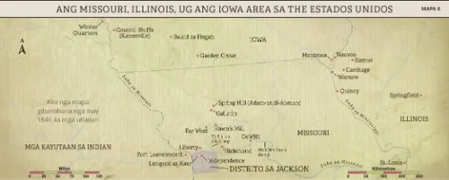 mapa, kasadpang Missouri