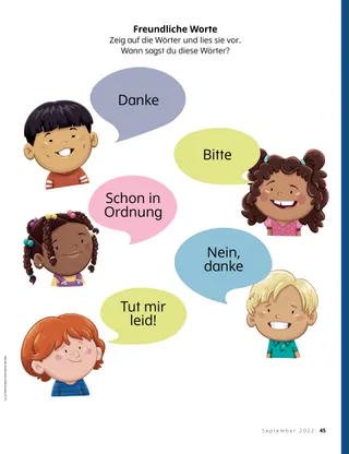 small children speaking