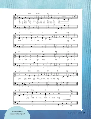 sheet music, page two