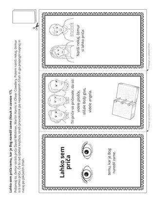 Stran z dejavnostjo: Lahko sem Božja priča