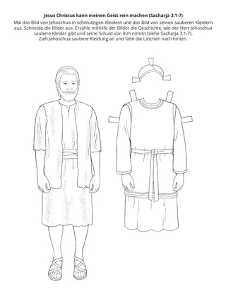 Seite mit der Aktivität: Jesus Christus kann meinen Geist rein machen