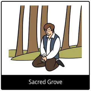 Sacred Grove gospel symbol