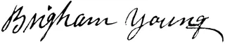 Brigham Young’s signature