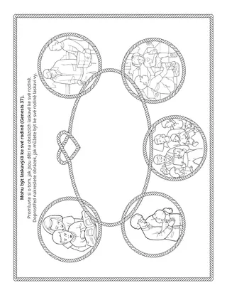 stránka s činnostmi: Mohu se ke své rodině chovat laskavě