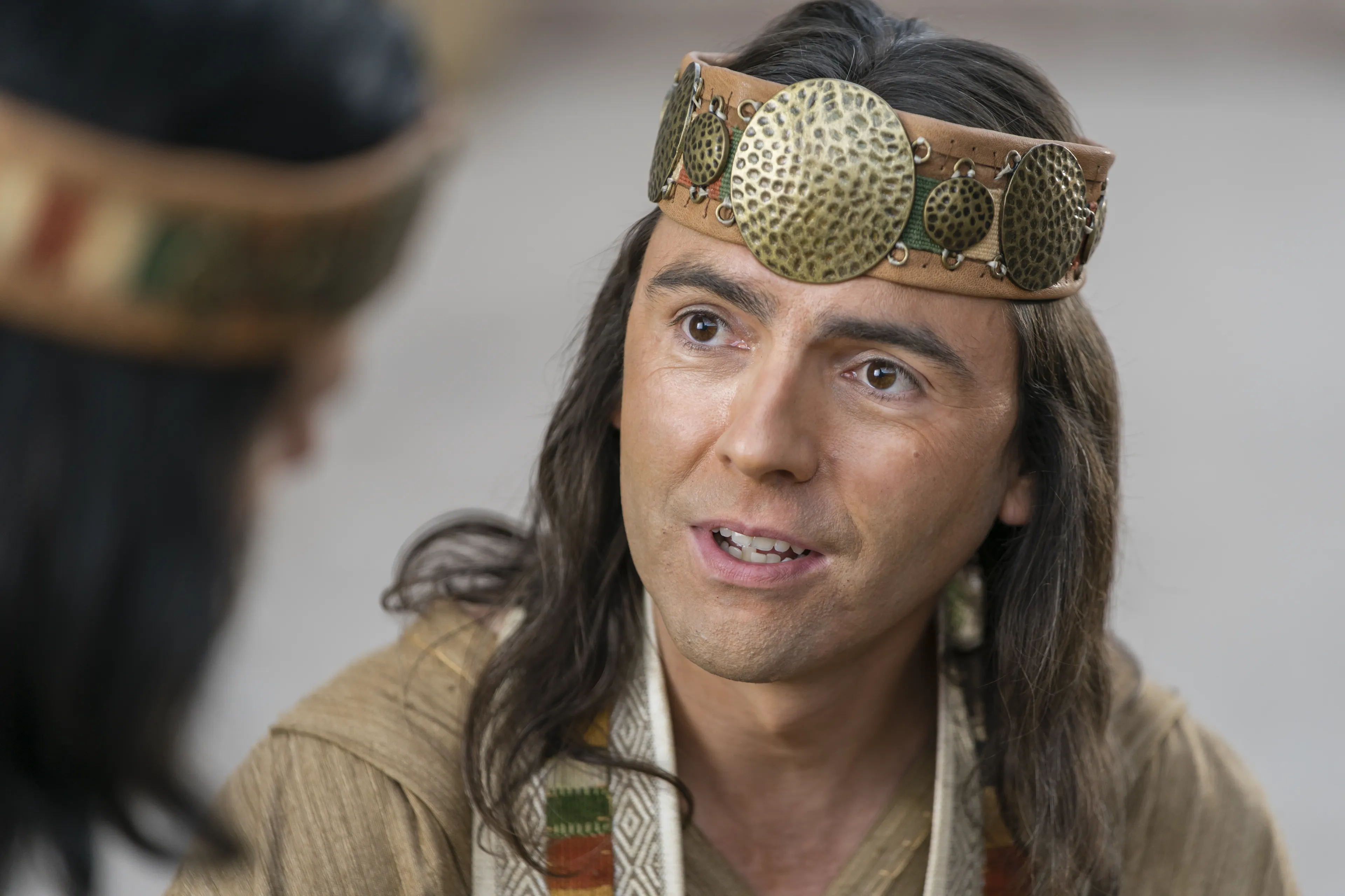 Nephihah speaks to Alma the Younger as Alma sits on the judgement seat in the city of Zarahemla.