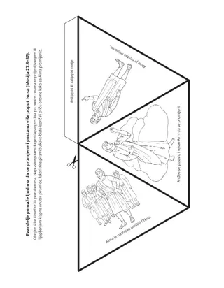 stranica aktivnosti: evanđelje nam pomaže postati poput Isusa Krista