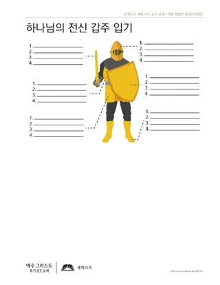 유인물, 하나님의 갑주