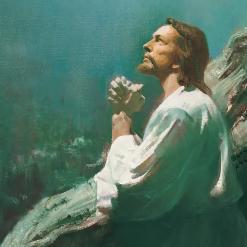 Jesus Christ praying at Gethsemane