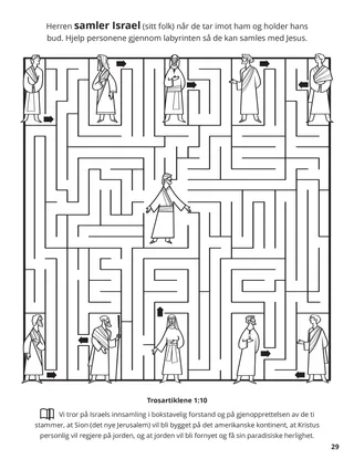 Tenth Article of Faith coloring page