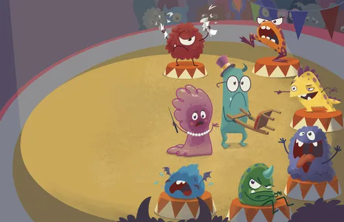 figures representing emotions