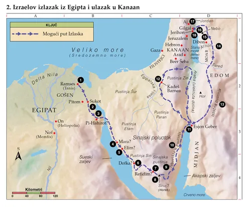 Biblijska zemljopisna karta 2
