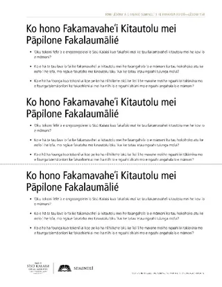 handout, Separating Ourselves from Spiritual Babylon