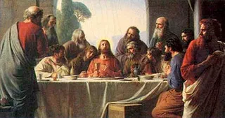 He gave them the Sacrament